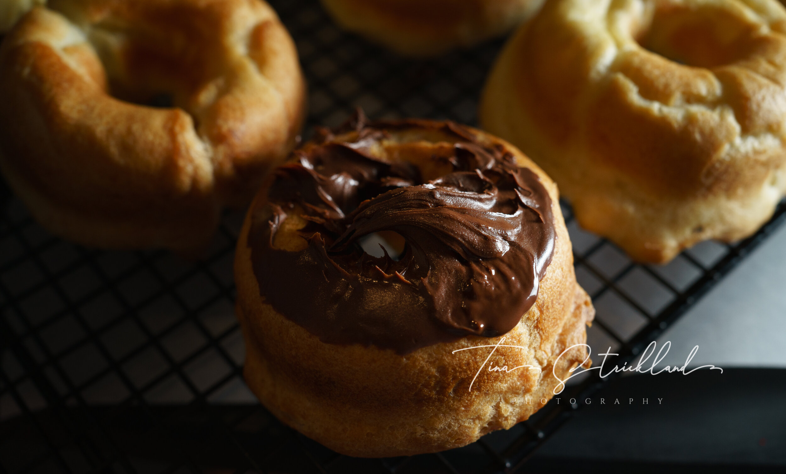 Chocolate covered doughnuts